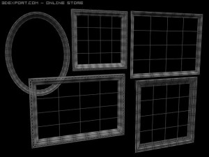 frame 3Dモデル