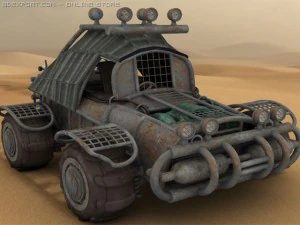 buggy de tierra Modelo 3D