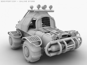 dirt buggy 3Dモデル