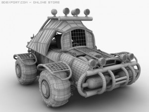 dirt buggy 3Dモデル