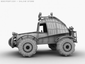 dirt buggy 3Dモデル