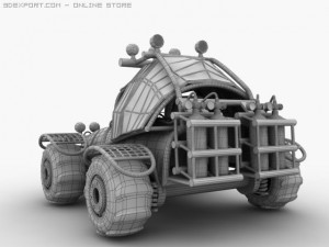 dirt buggy 3Dモデル