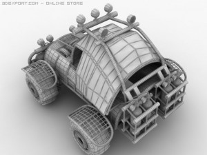 dirt buggy 3Dモデル