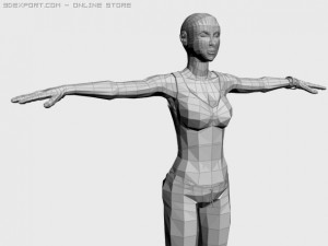 femail body Modelo 3D