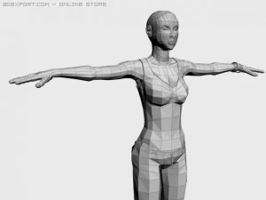 femail body 3D Model