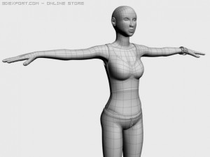 femail body Modelo 3D