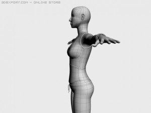 femail body Modelo 3D