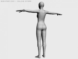 femail body Modelo 3D