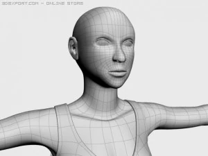 femail body 3D Model