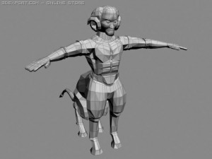 game character Model 3D