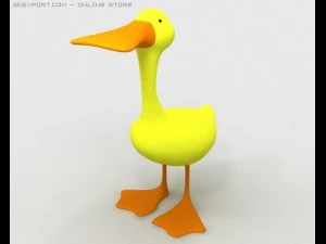cartoon duck 3D Model