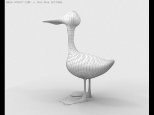 cartoon duck Model 3D