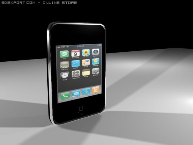 iphone Model 3D .c4d .max .obj .3ds .fbx .stl .blend 