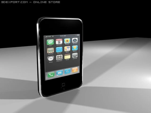 iphone 3D Model .c4d .max .obj .3ds .fbx .stl .blend 
