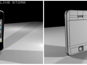 iphone 3D Model