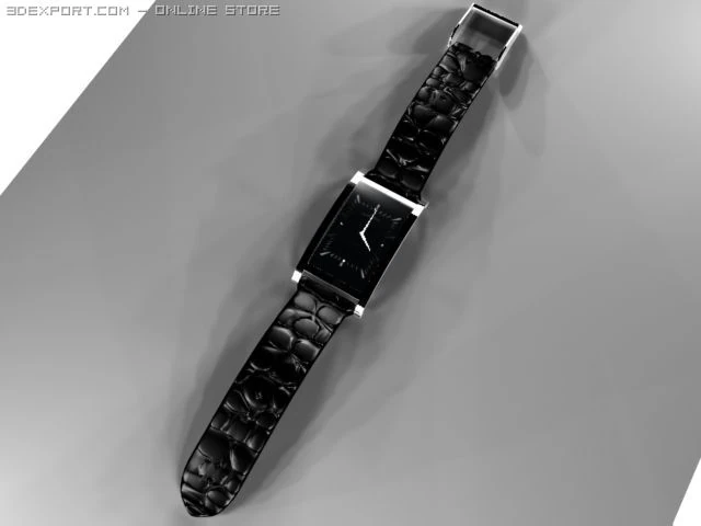 diamond and co wrist watch 3D Model .c4d .max .obj .3ds .fbx .stl .blend