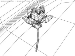 lotus flower Modelo 3D