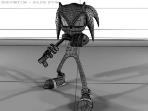 jeż Sonic Model 3D
