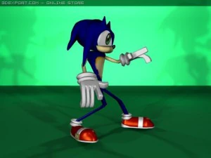 jeż Sonic Model 3D