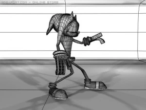 jeż Sonic Model 3D
