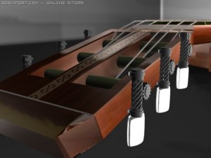 acoustic guitar Modèle 3D