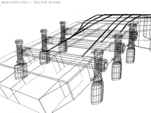 acoustic guitar Modèle 3D