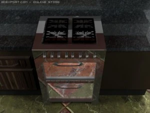 дизайн кухни 3D Модель