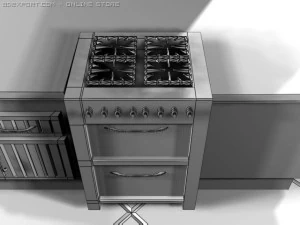 дизайн кухни 3D Модель