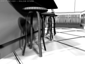 kitchen design Modello 3D