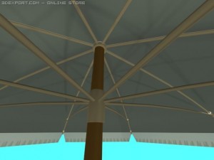 beach umbrella 3D Model