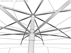 beach umbrella 3D Model