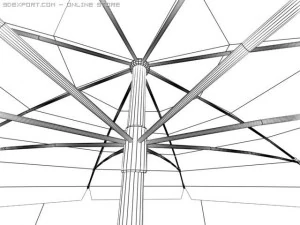beach umbrella 3D Model