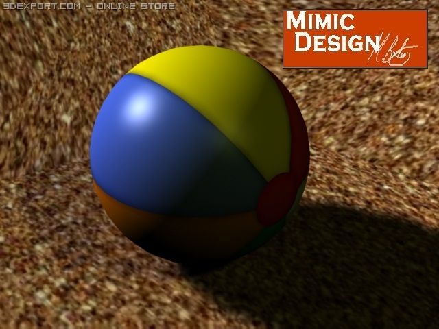 3d beach ball clearance
