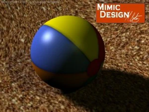 piłka plażowa Model 3D