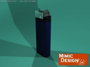 lighter in blue 3D 모델