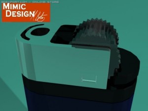 lighter in blue Modelo 3D
