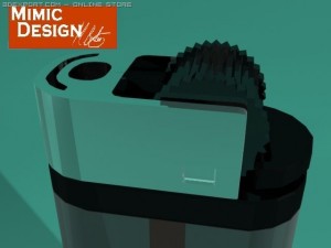 lighter with the english flag 3D Model