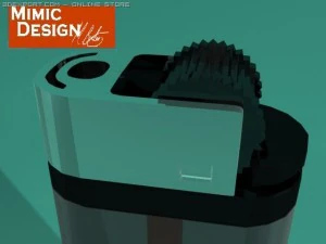 lighter with the english flag 3D Model