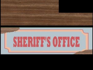 sheriffs office old west style Modello 3D