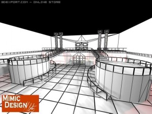 grand hall 3D मॉडल