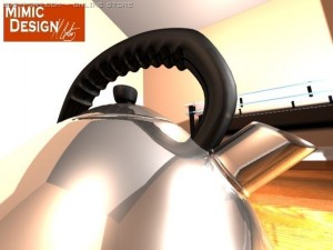 kettle in chrome Modelo 3D