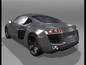 audi r8 accurate model Modelo 3D