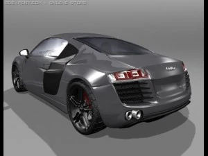 audi r8 doğru model 3D Model