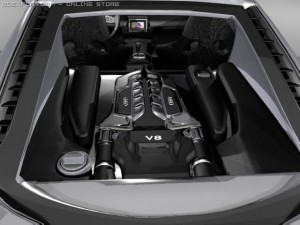 audi r8 accurate model Modelo 3D