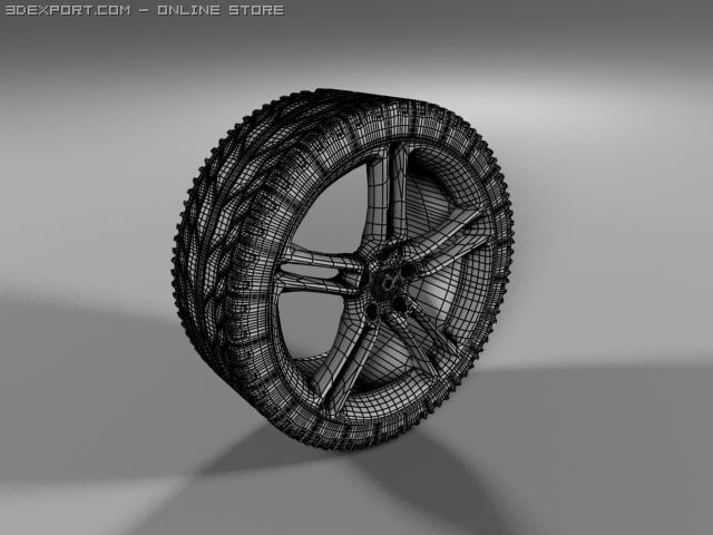 Чтобы продолжить, вы... pirelli p60 tire and alloy wheel 3D Модели. 
