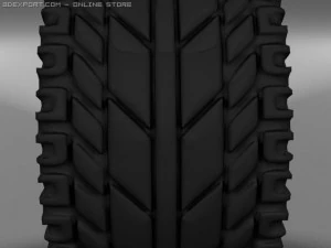 피렐리 p60 타이어와 알로이 휠 3D 모델