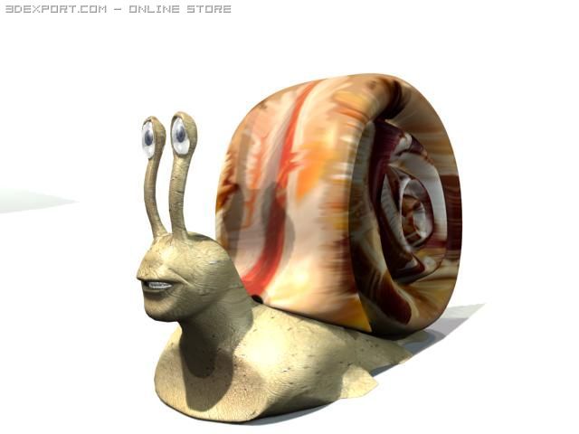 crazy snail thing Modelo 3D .c4d .max .obj .3ds .fbx .stl .blend 