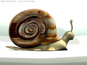crazy snail thing 3D Model