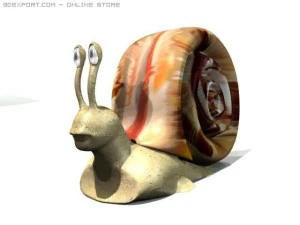 crazy snail thing 3D Model