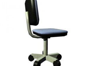 office chair low polygon 3Dモデル